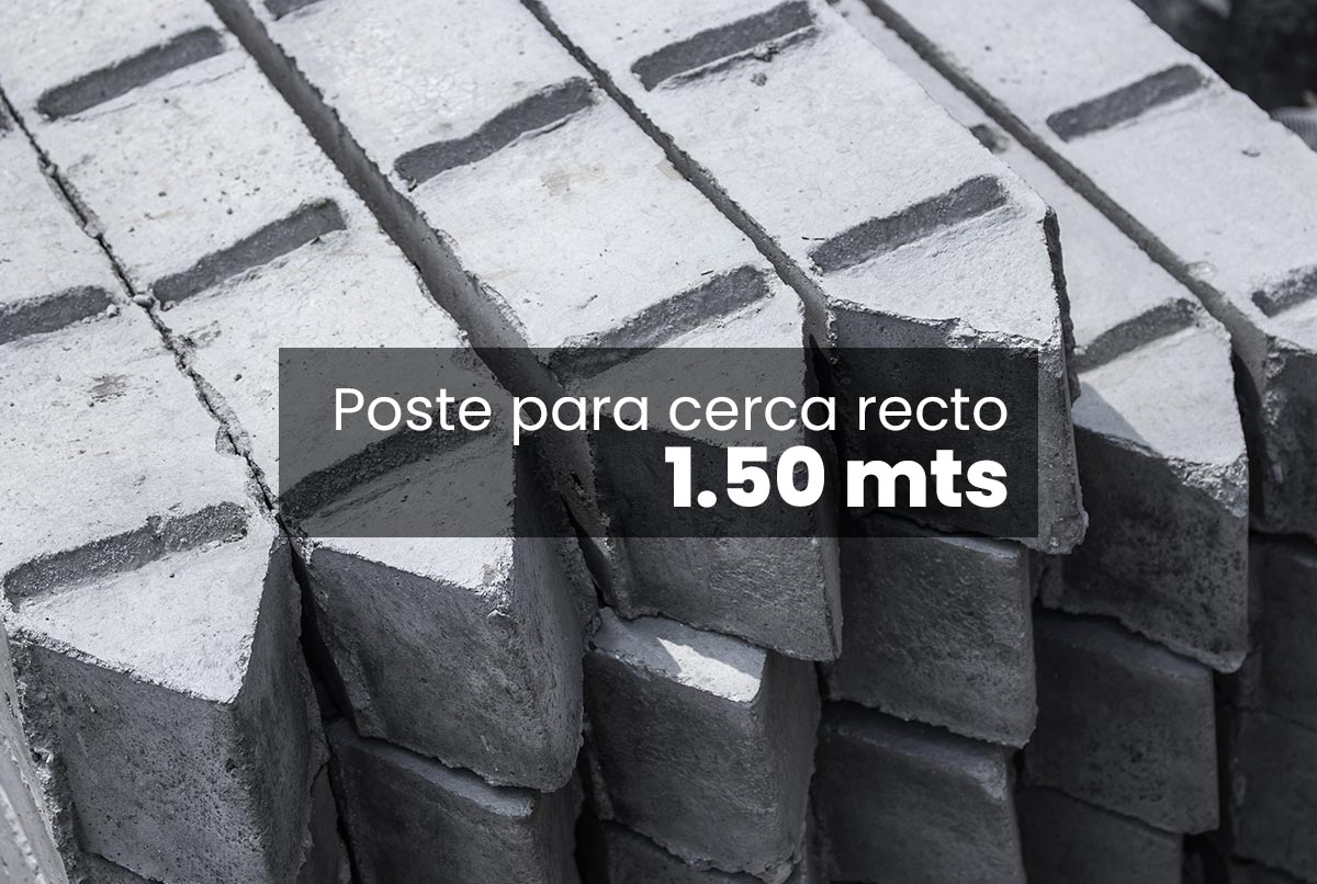 Imagen de Poste para cerca recto de 1.50 mts